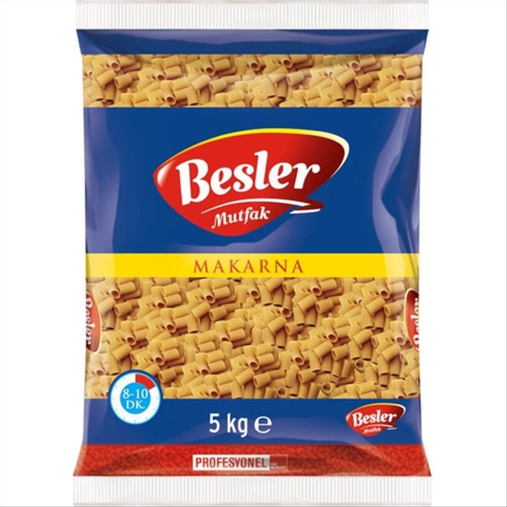 Besler Mutfak Makarna Kalem 5 Kg Bizim Toptan Market