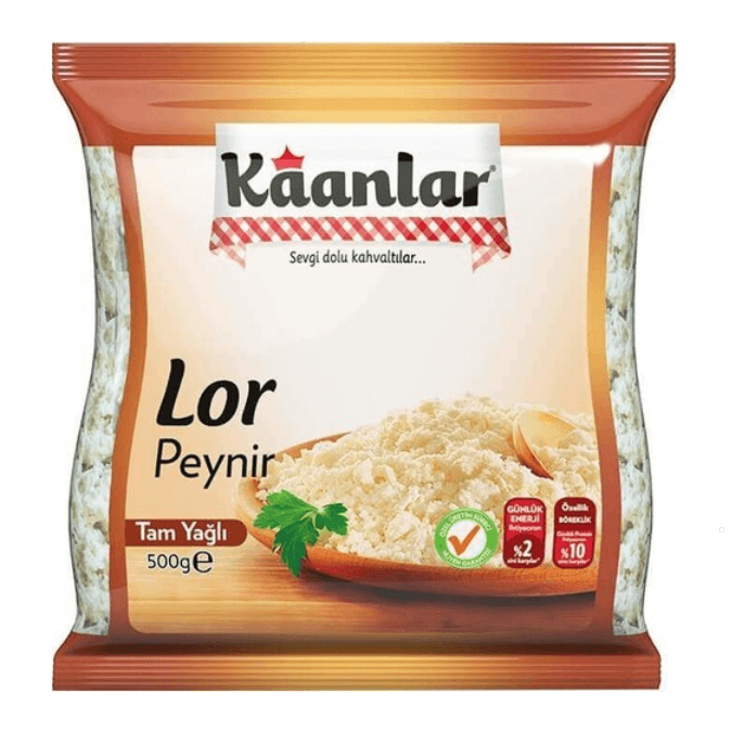 Kaanlar Az Yağlı Taze Lor Peyniri 500 Gr Bizim Toptan