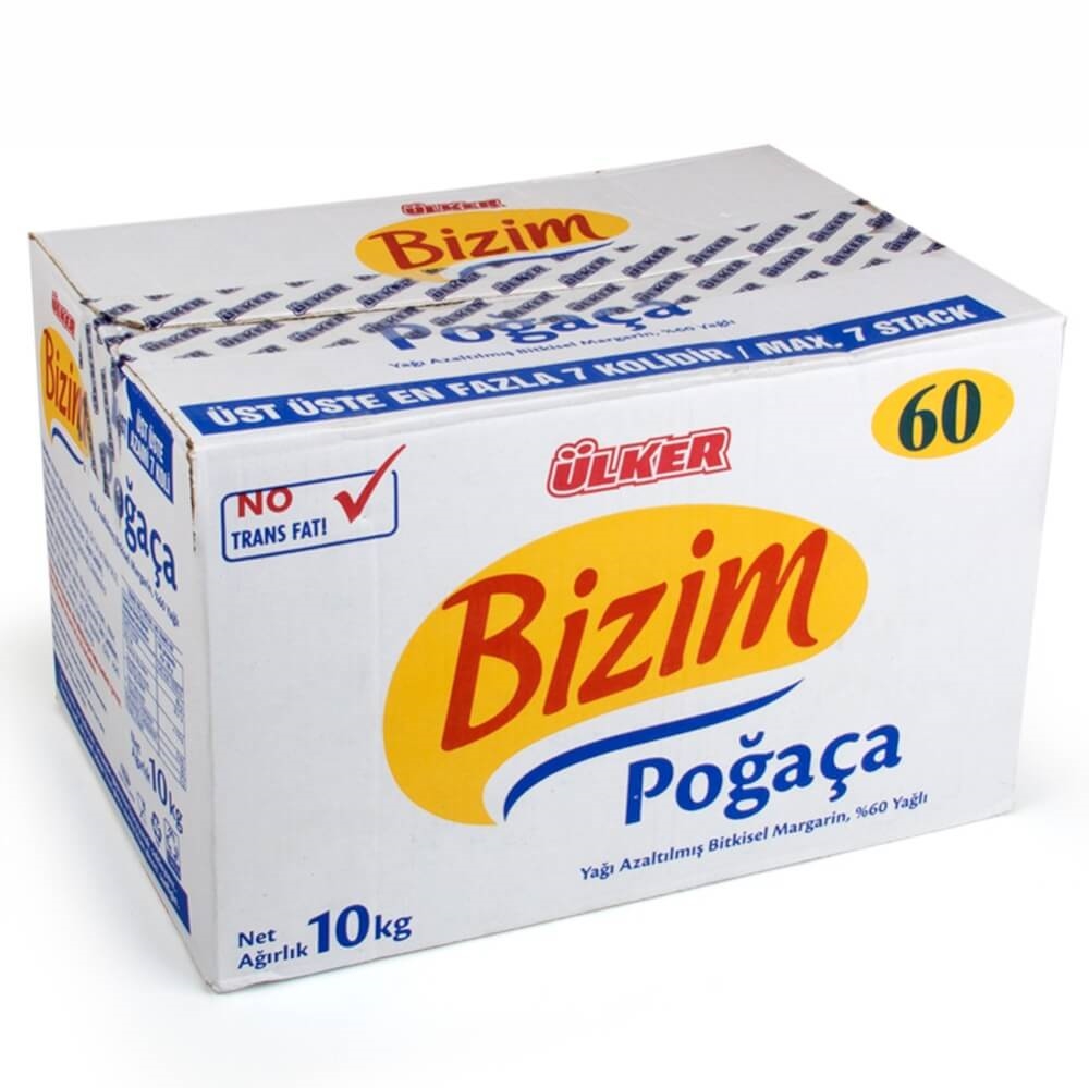 Bizim Poğaça Pasta 60 Kışlık Yağ 10 kg Bizim Toptan