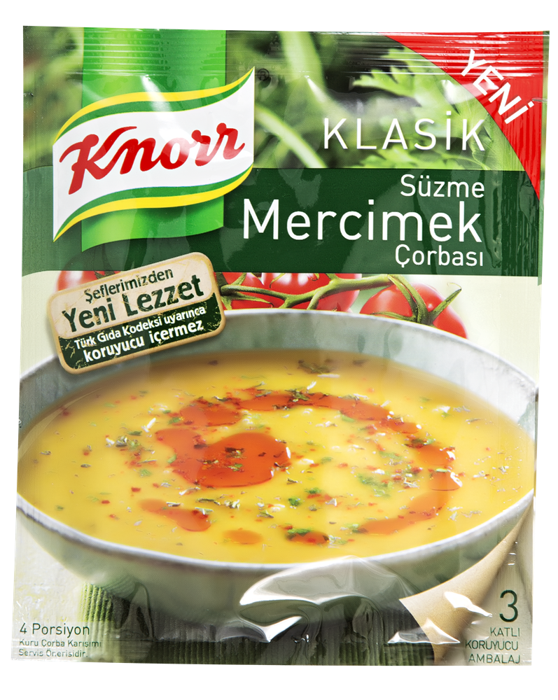 Knorr Mercimek Çorbası 76 Gr (12 Adet) Bizim Toptan