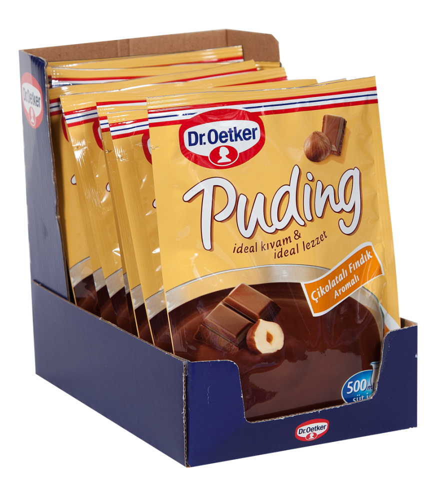 Dr.Oetker Çikolatalı Fındıklı Puding 102 g | Bizim Toptan