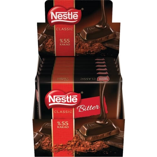 Nestle Black Bitter Çikolata 65 Gr Paket (6 Adet) Bizim Toptan