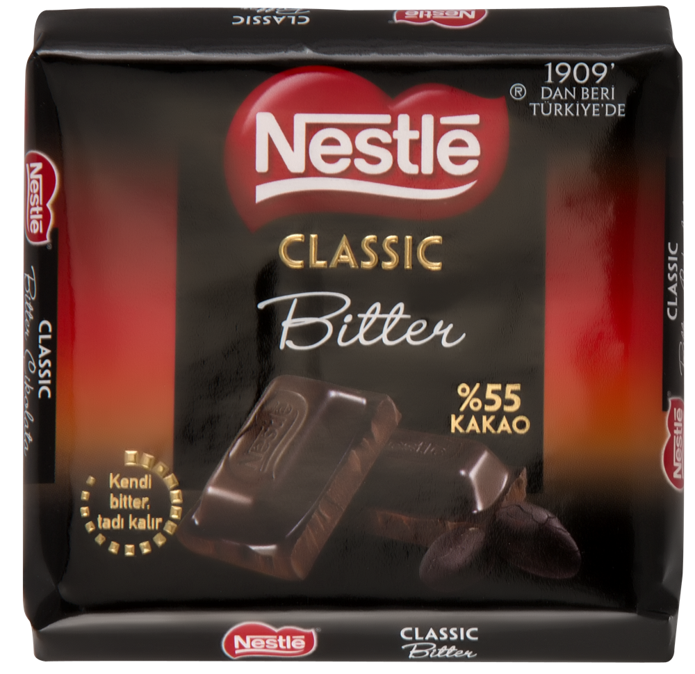 Nestle Black Bitter Çikolata 65 Gr Paket (6 Adet) Bizim Toptan