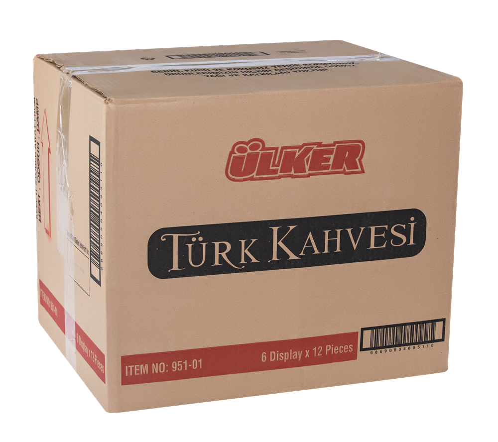 Ülker Türk Kahvesi Display Kutu 100 Gr (12 Adet) Bizim Toptan