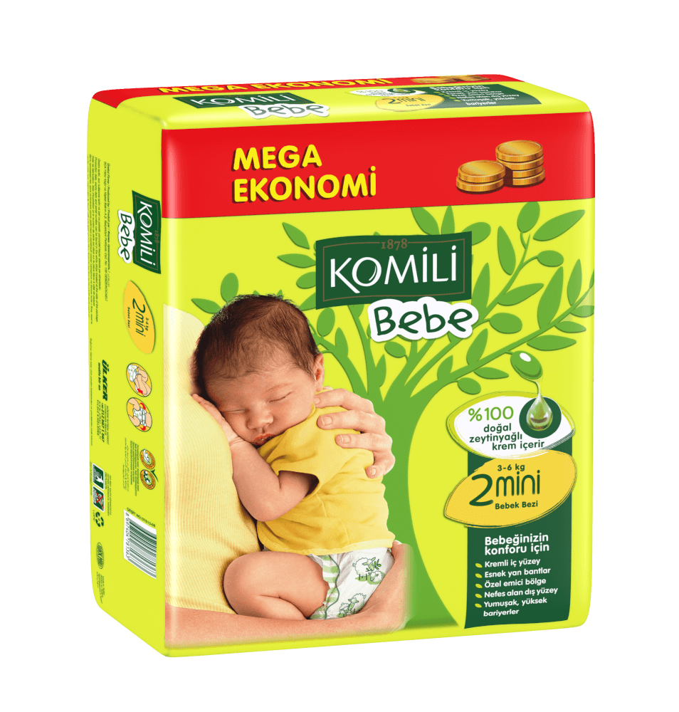 Komili Bebe Jumbo Mini 232 Adet Bizim Toptan