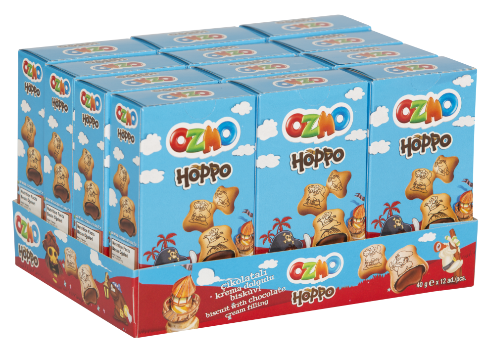 Şölen Ozmo Hoppo Çikolatalı Bisküvi 40 Gr (12 Adet) Bizim Toptan