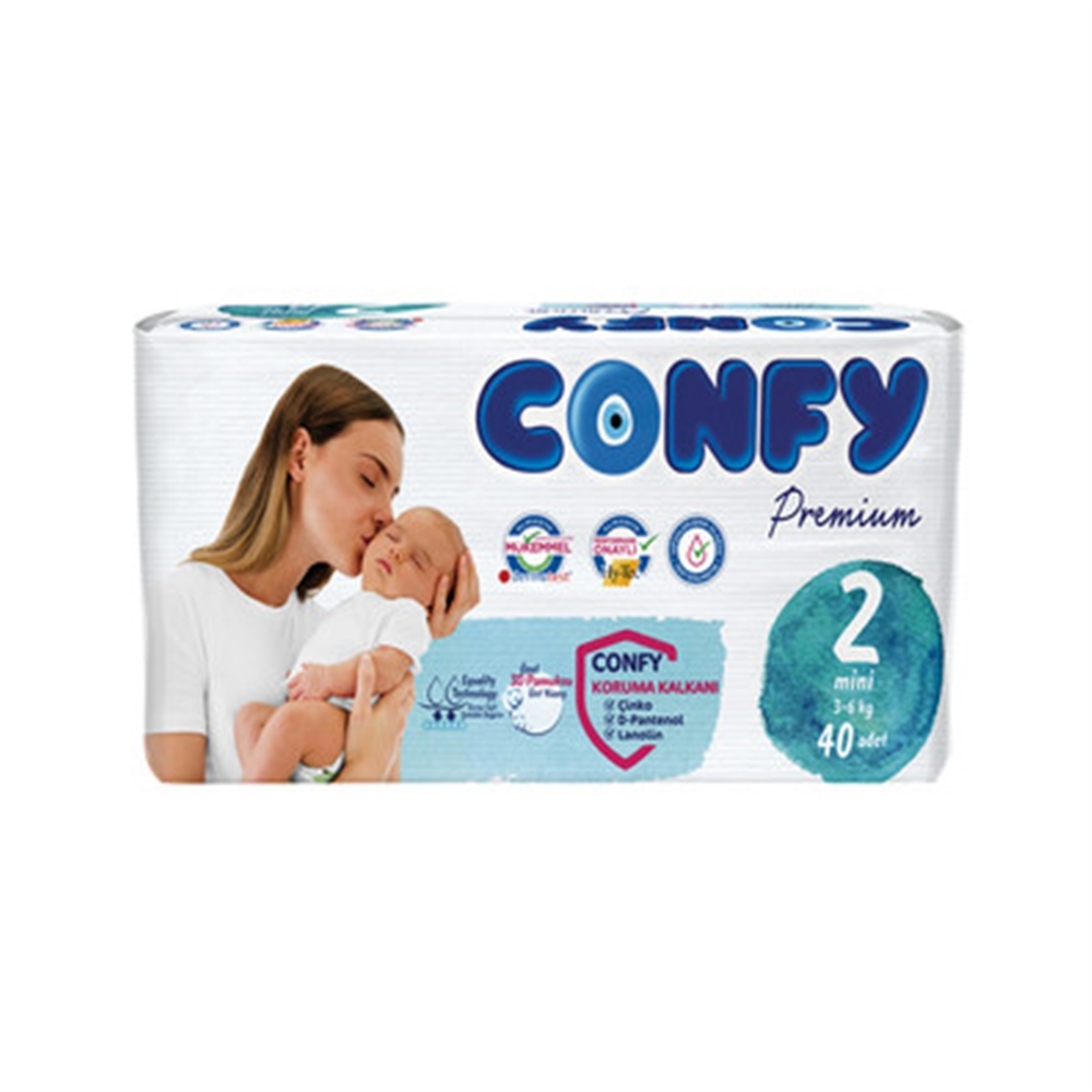 Confy Premium Ekonomik Mini (2) 40 lı Bizim Toptan