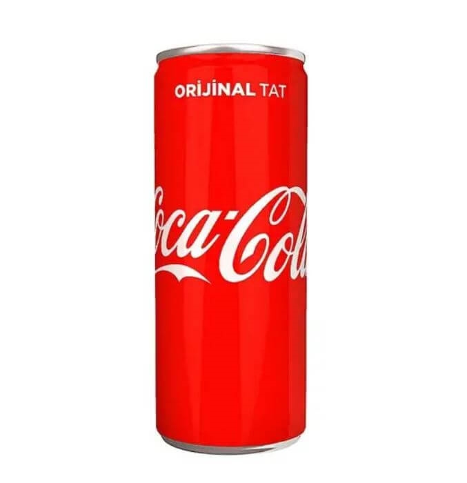 Coca Cola Kutu 12 250 Ml Bizim Toptan
