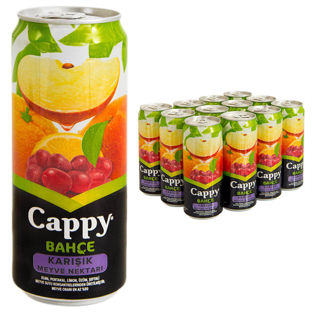 resm Cappy Karışık Meyve Nektarı Kutu 330 ml 12'li