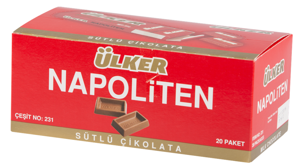 resm Ülker Napoliten Sütlü Çikolata 33 g