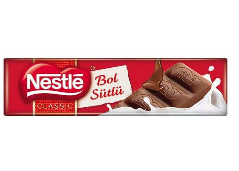 resm Nestle Classic Sütlü Baton Çikolata 30 g 12'li