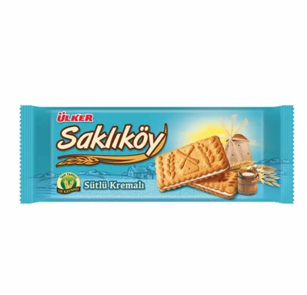 resm Ülker Saklıköy Sütlü Kremalı Biskü 100 g 24'lü
