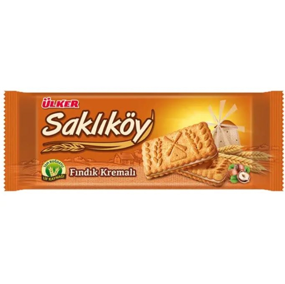 resm Ülker Saklıköy Fındık Kremalı Bisk 100 g 24'lü