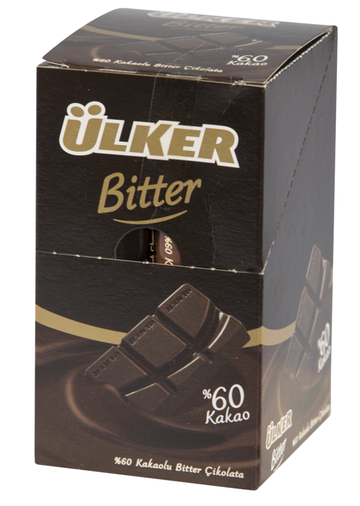 resm Ülker Çikolata Baton Bitter 30 g 12'li