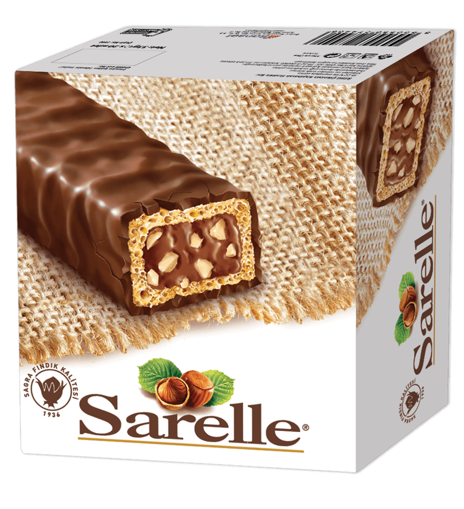 resm Sarelle Gold Sütlü Çikolatalı Gofret 33 g 20'li