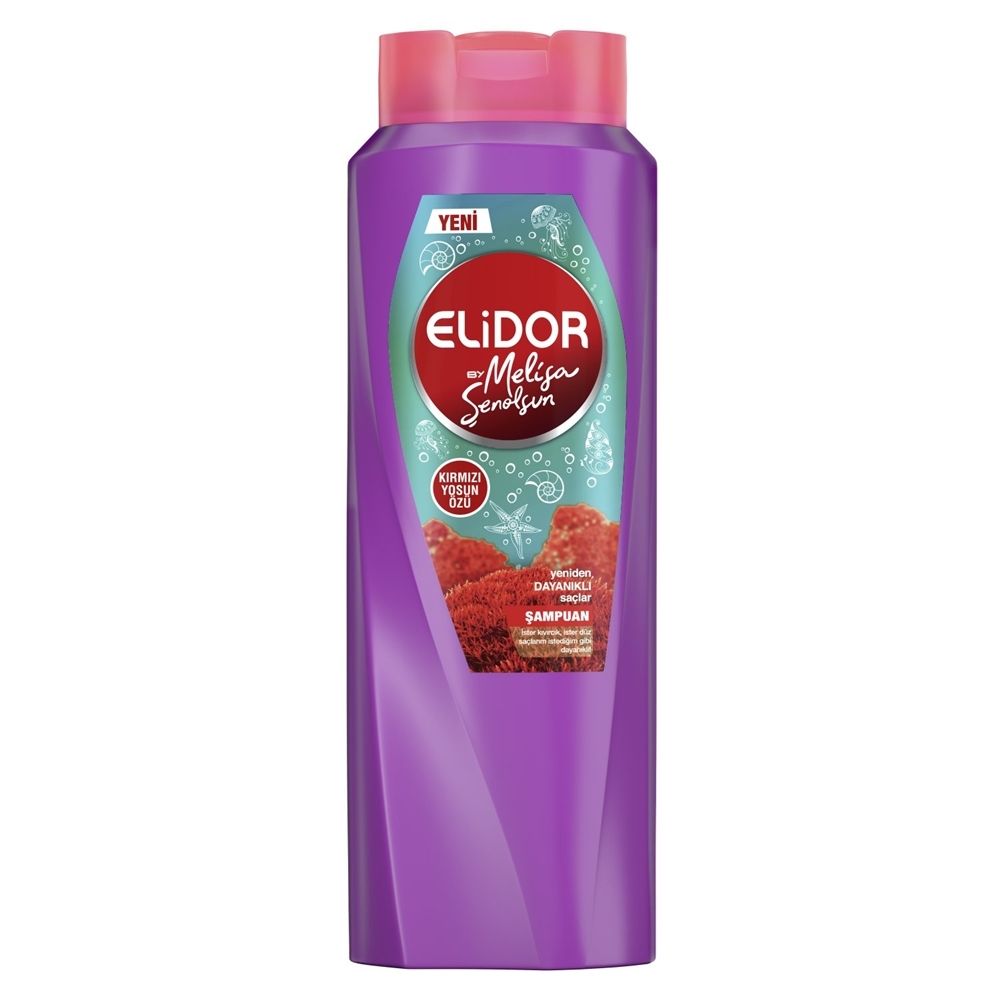 resm Elidor Şampuan Kırmızı Yosun 650 ml