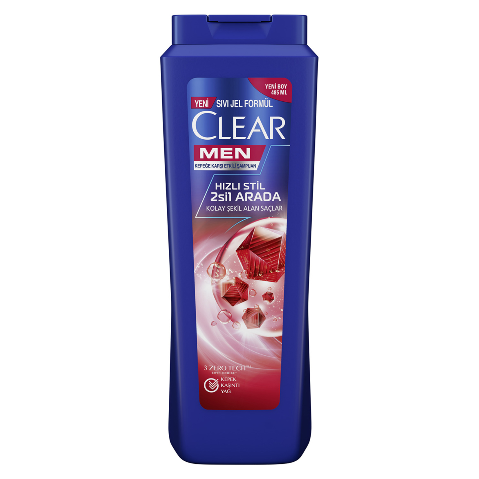 resm Clear Men Şampuan Hızlı Stil 485 ml