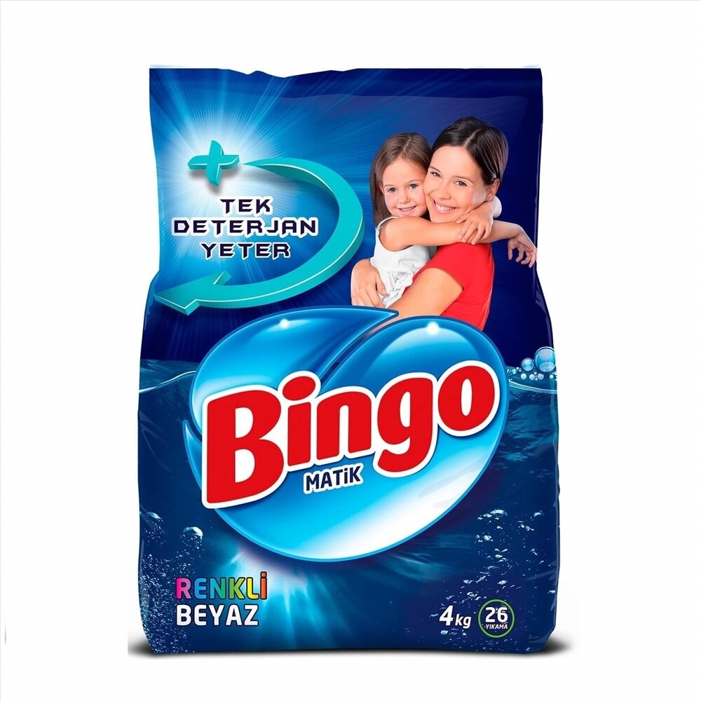resm Bingo Beyaz ve Renkli Çamaşır Deterjanı Toz 4 kg