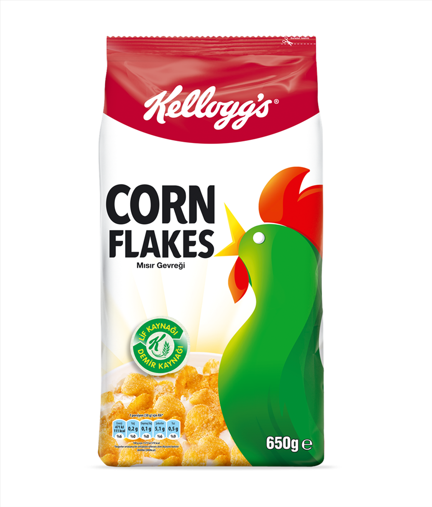 resm Ülker Kellogg's Cornflakes Mısır Gevreği 650 g