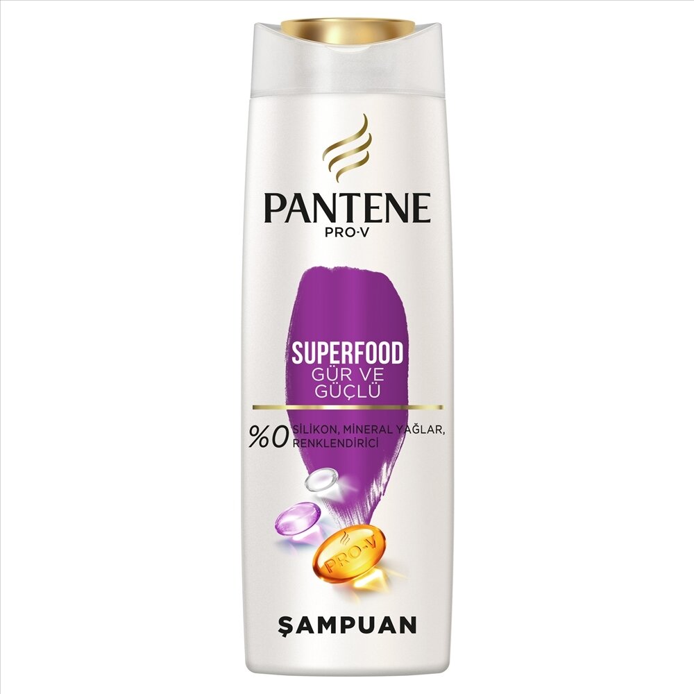 resm Pantene Superfood Gür ve Güçlü Şampuan 400 ml