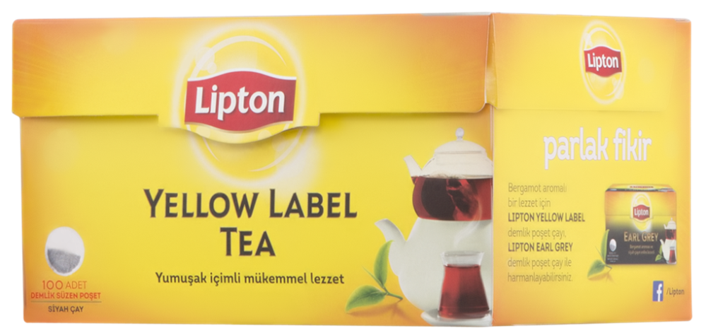 resm Lipton Yellow Label Demlik Poşet Çay 100x3,2 g