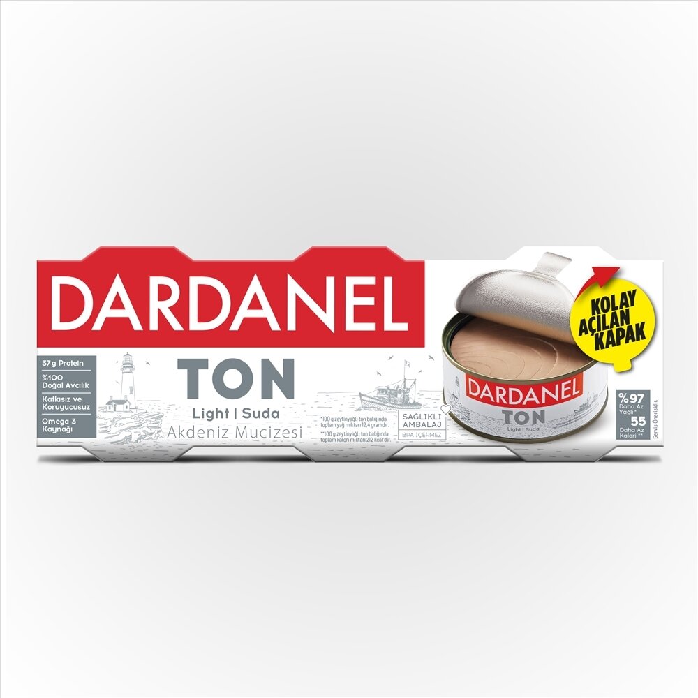 resm Dardanel Light Ton Balığı 3x75 g
