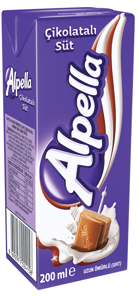 resm Alpella Çikolatalı Süt 180 ml 27'li