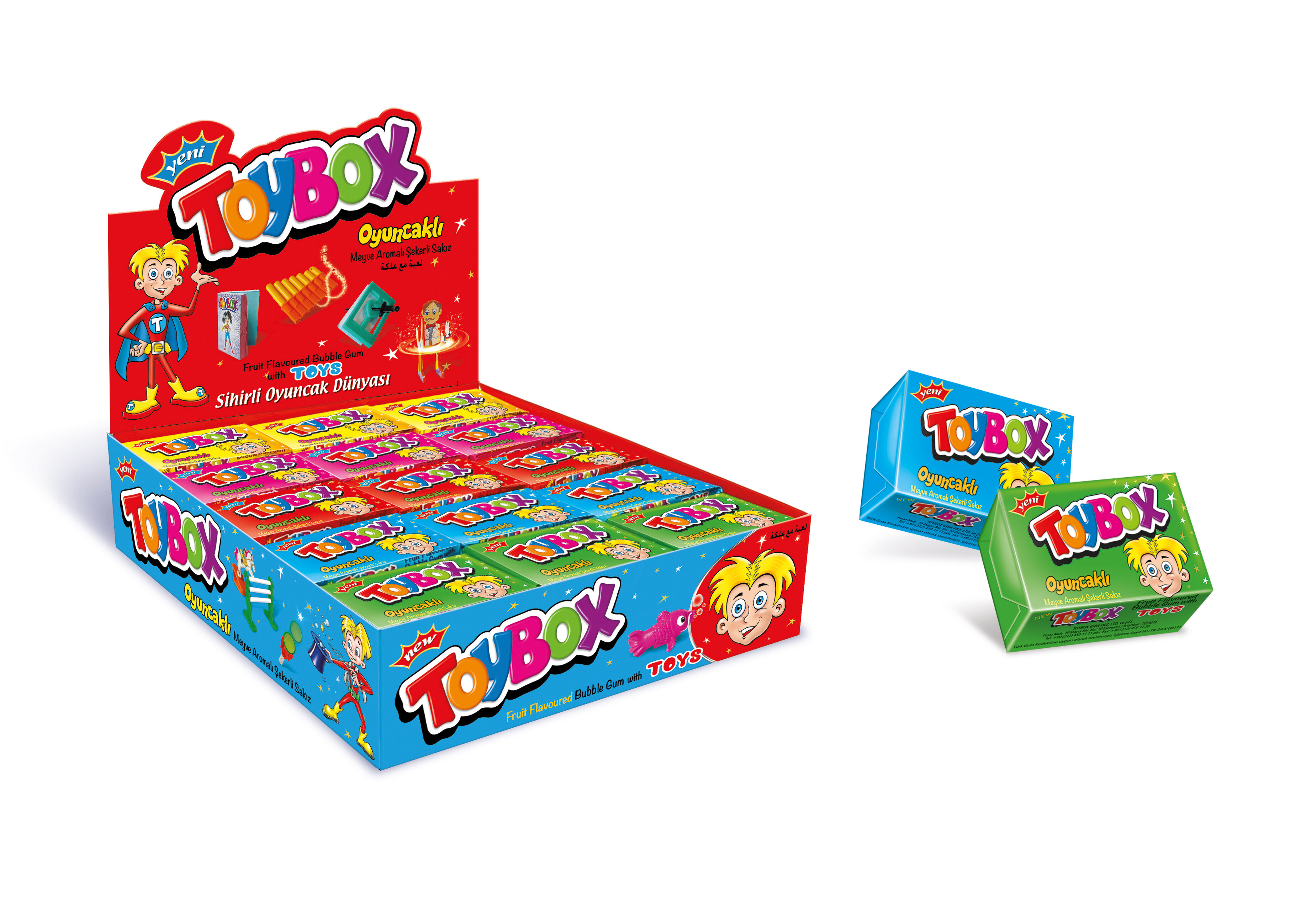 resm Toybox Oyuncaklı Şekerli Sakız 5 g 30'lu