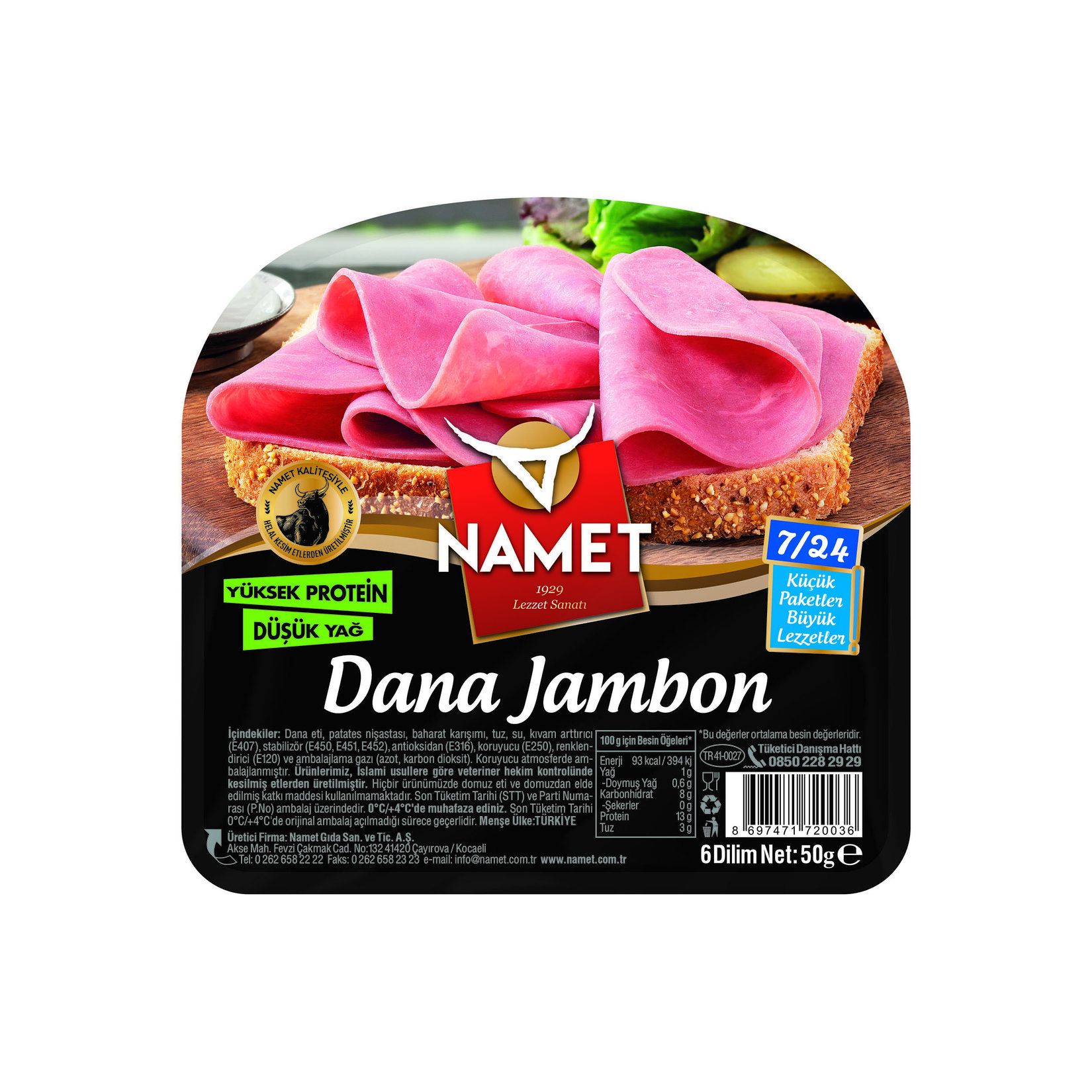 resm Namet Dana Jambon 50 g