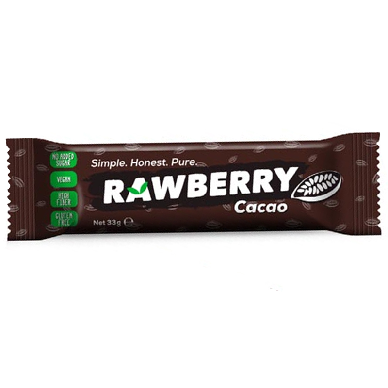 resm Rawberry Kakao Kuruyemiş Bar 33 g 10'lu