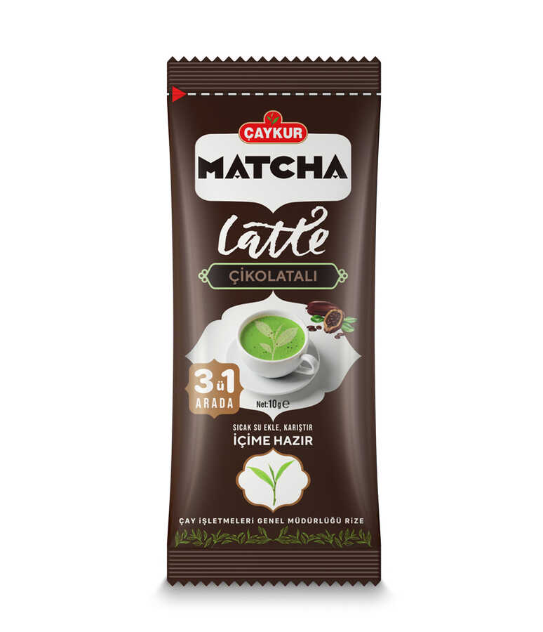 resm Çaykur Matcha Çayı Çikolatalı 3'ü 1 Arada 10 gr 24'lü