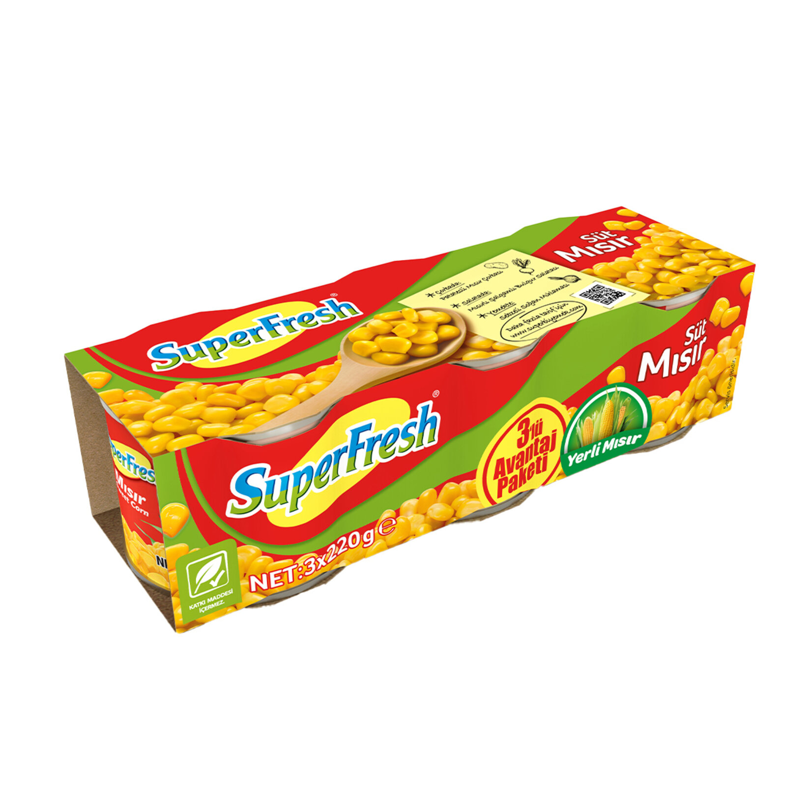 resm Superfresh Mısır 3x220 g