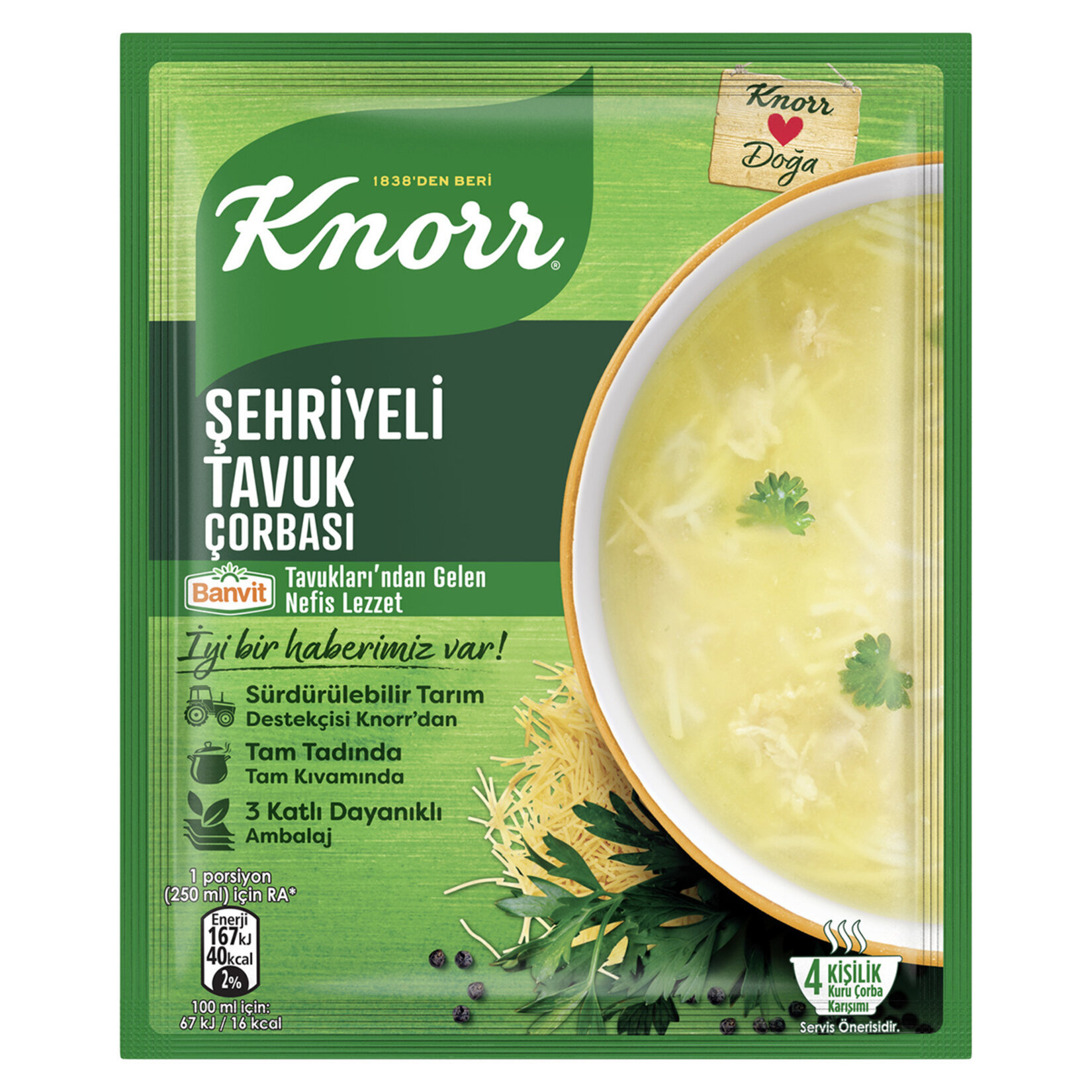 resm Knorr Şehriyeli Tavuk Çorbası 51 g