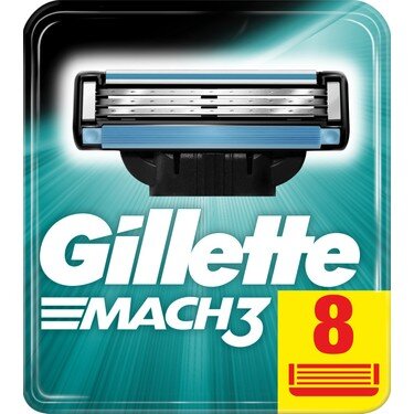 resm Gillette Mach 3 Bıçak 8'li