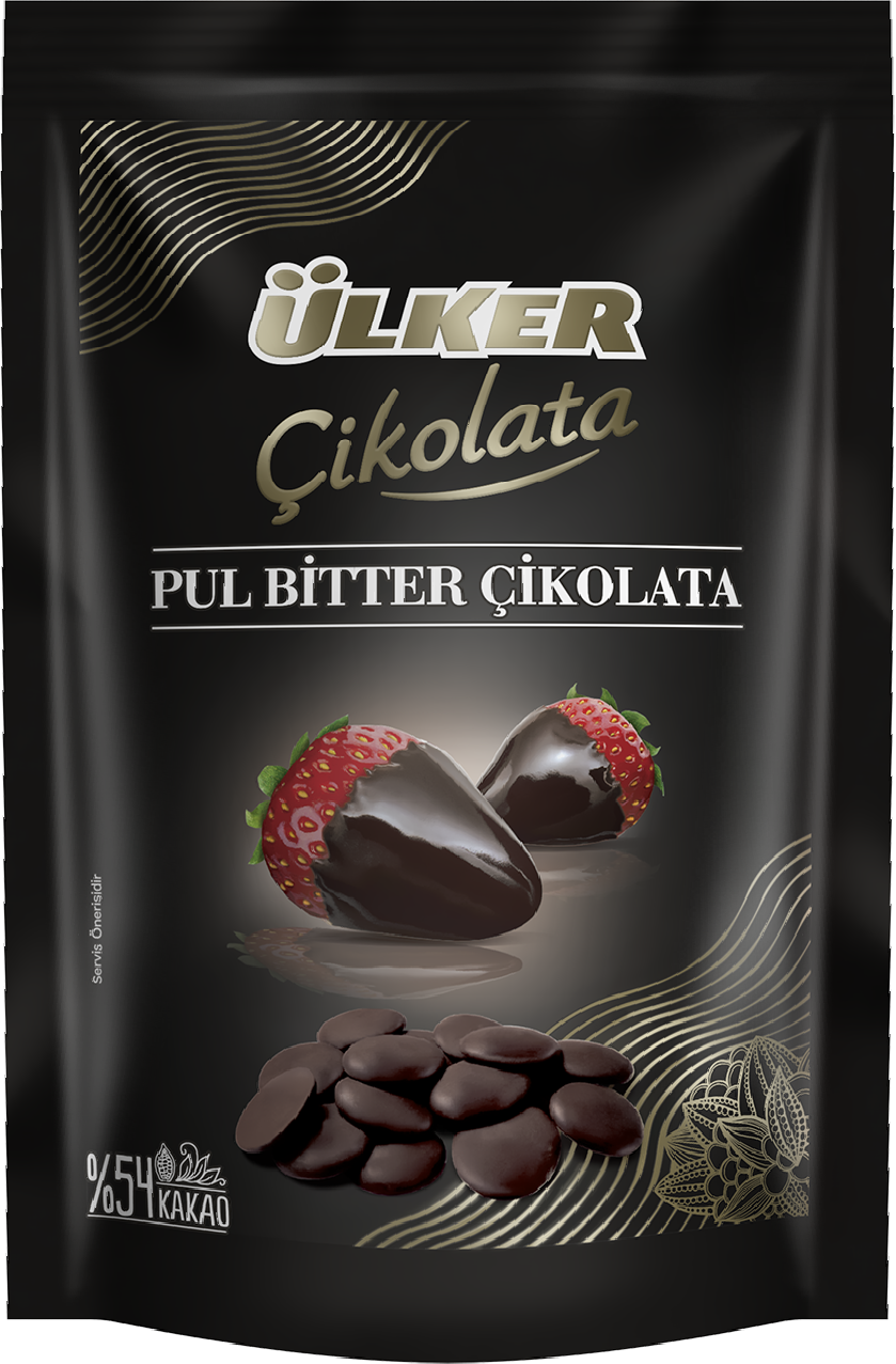 resm Ülker Pul Çikolata %54 Bitter 100 g