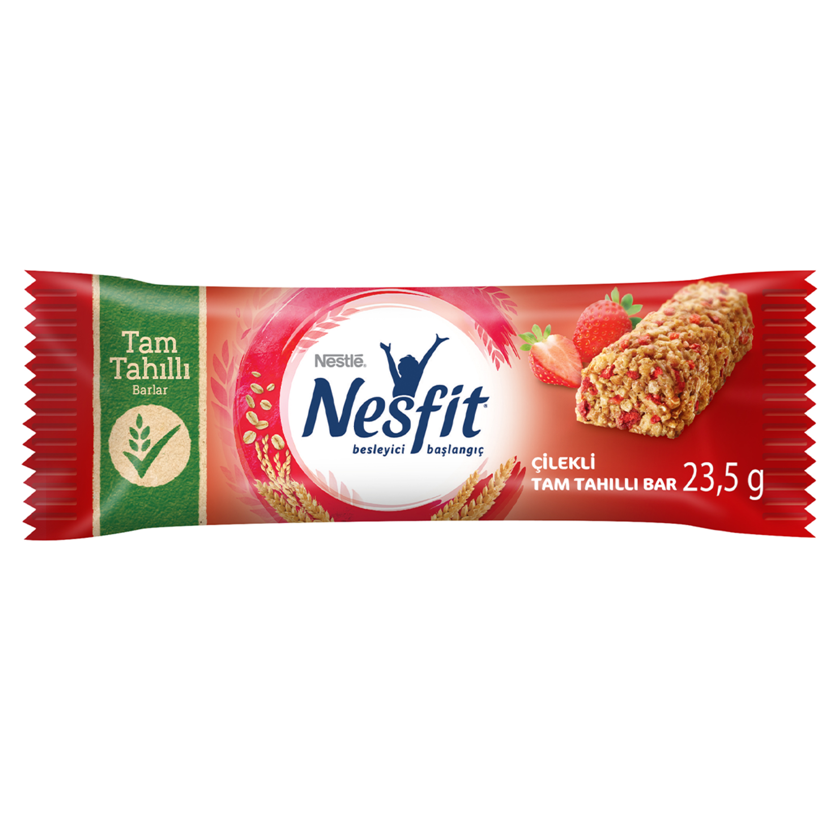 resm Nestle Nesfit Çilekli Bar Çikolata 23,5 g