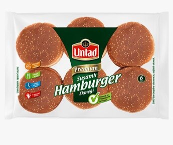 resm Untad Premium Hamburger ekmeği Susamlı 510 g
