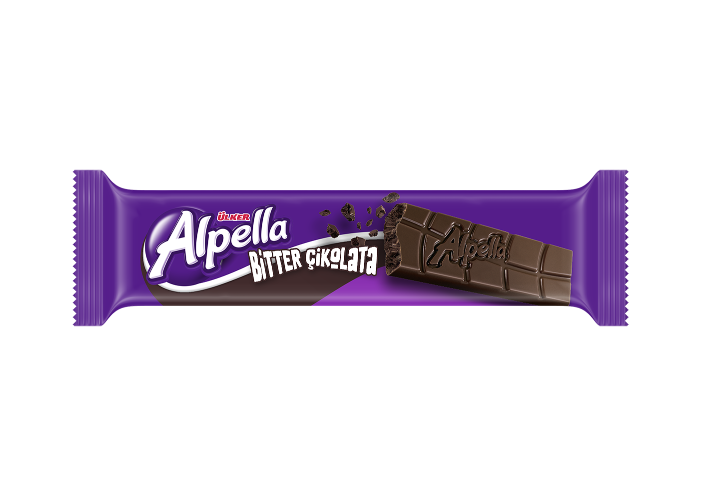 resm Alpella Bitter Baton Çikolata 30 g 8'li