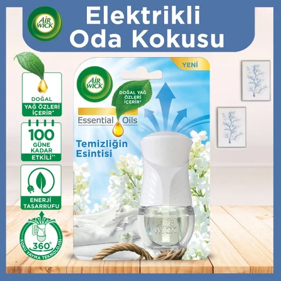 resm Air Wick Temizlik Esintisi Elektrikli Kit + Yedek