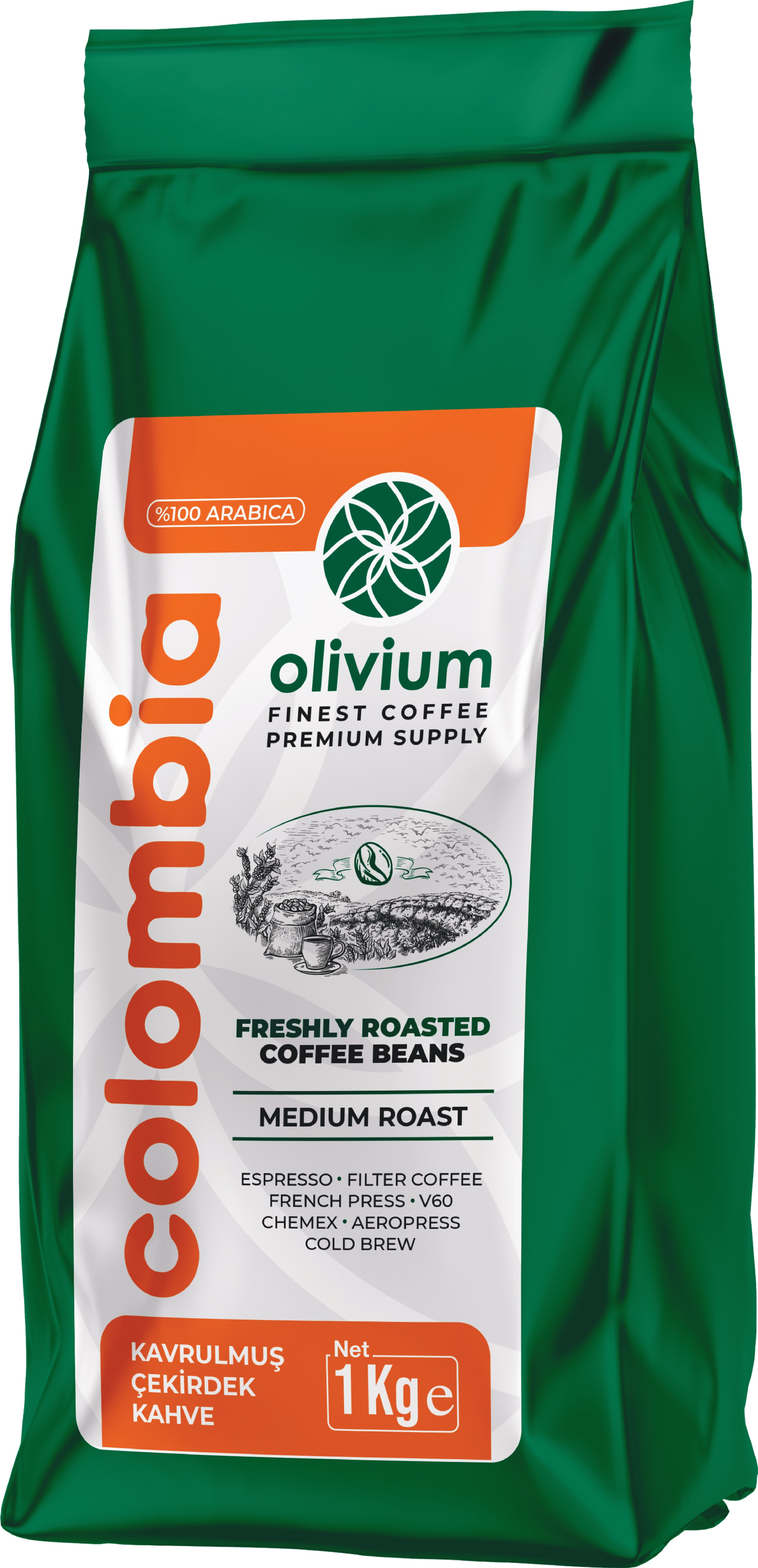 resm Olivium Colombia Çekirdek Kahve 1 kg