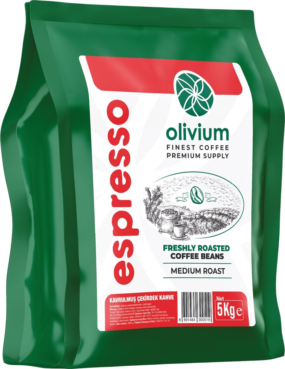 resm Olivium Espresso Çekirdek Kahve 5 kg