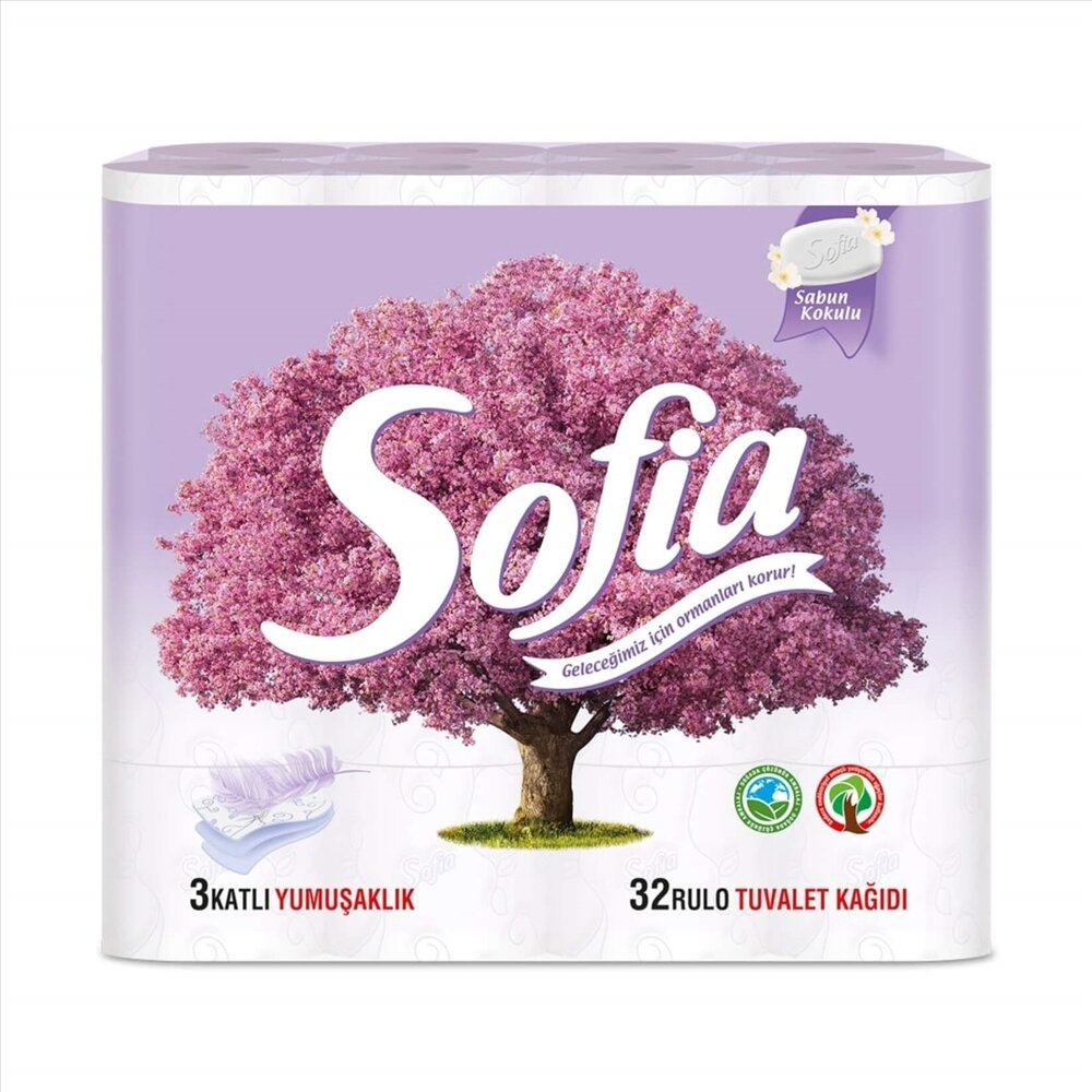 resm Sofia Tuvalet Kağıdı Sabun Kokulu 32'li