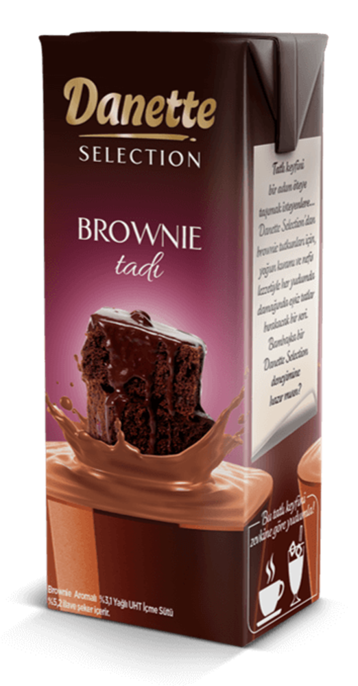 resm Danette Selection UHT Browni Süt 180 ml