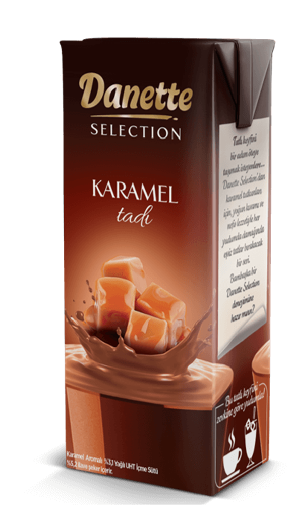 resm Danette Selection UHT Karamelli Süt 180 ml