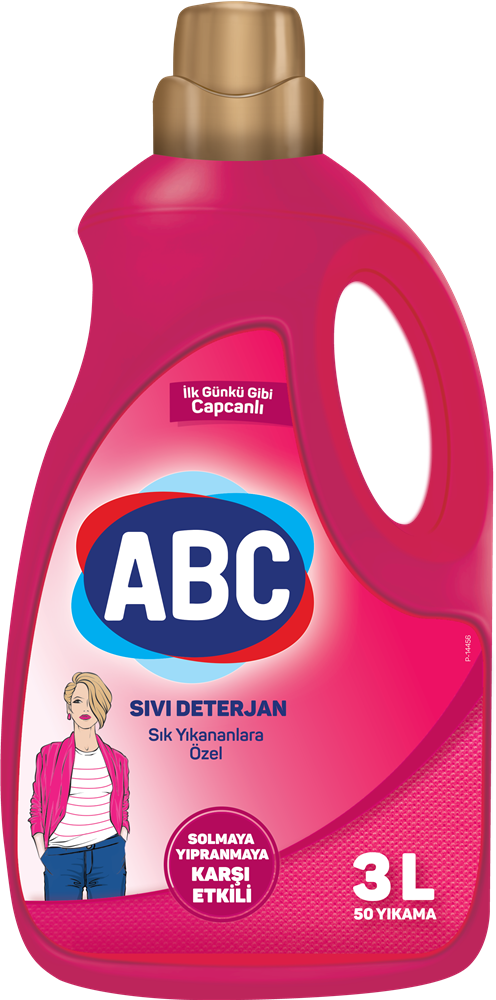 resm Abc Sıvı Çamaşır Deterjanı Sık Yıkananlar 3 L