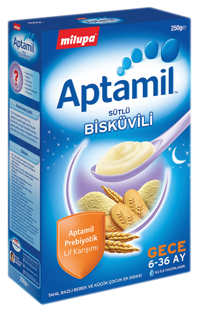 resm Milupa Aptamil Sütlü Bisküvili 250 g