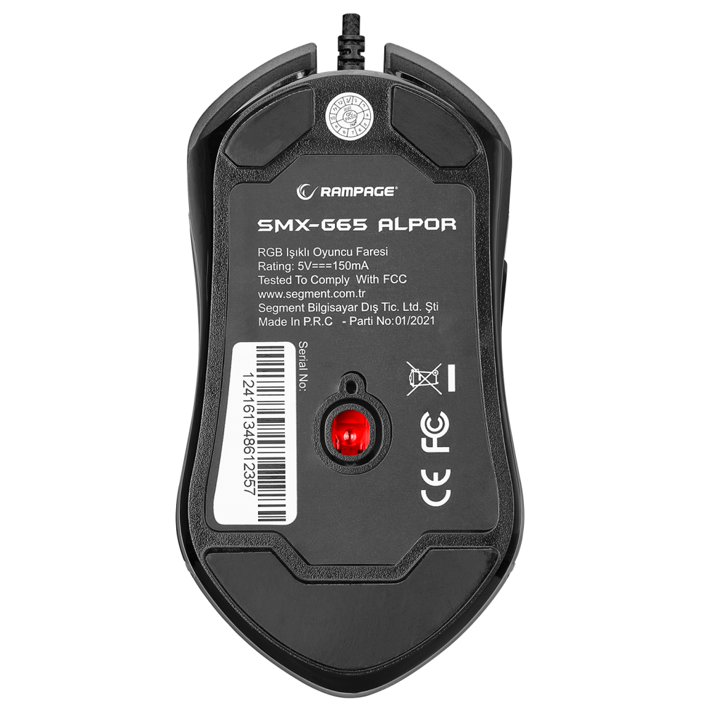 resm Rampage SMX-G65 ALPOR Gaming Mouse