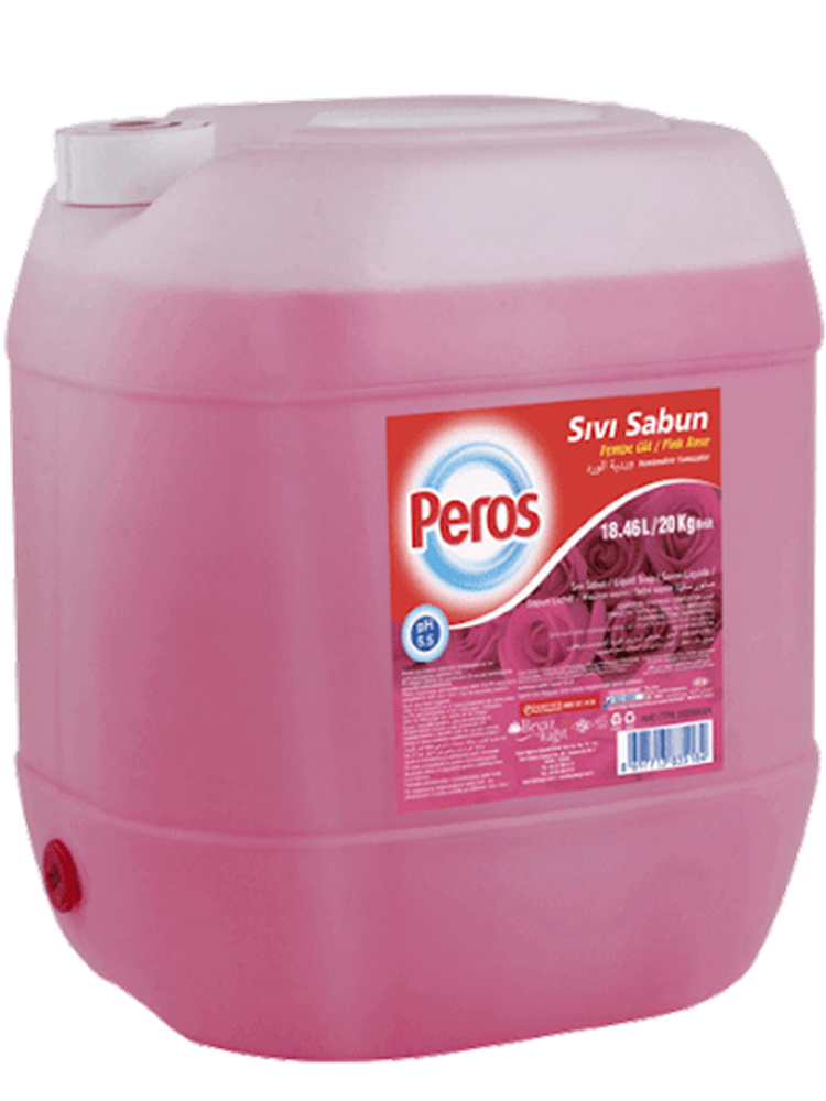 resm Peros Pembe Gül Sıvı Sabun 30 kg