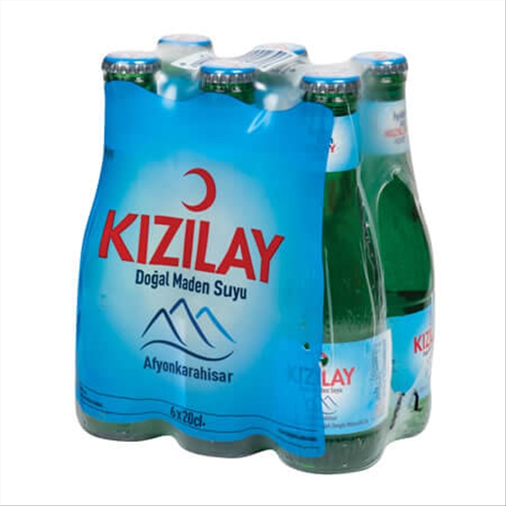 resm Kızılay Sade Maden Suyu 6x200 ml