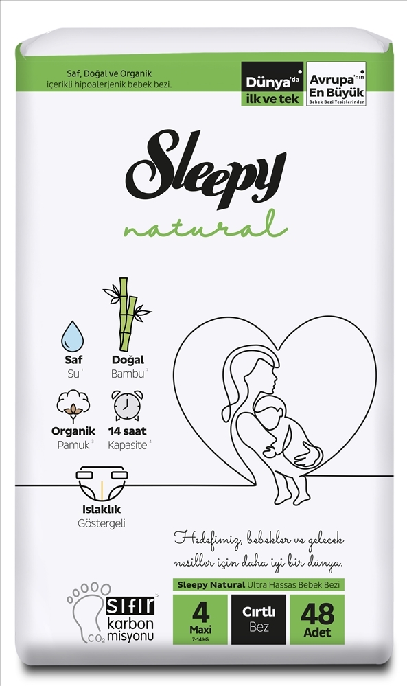 resm Sleepy Natural Jumbo 4 Numara Maxi 48'li